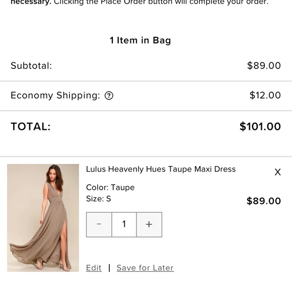 Lulus dress - Picture 3 of 4